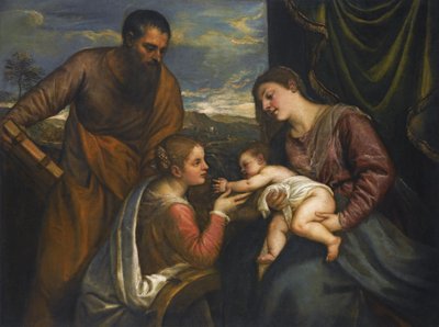 Una conversación sagrada de Tiziano Vecelli